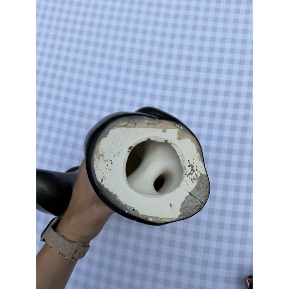 Set Of 2 MCM Ceramic Siamese‎ Cats Figurines Hand Made - Picture 4 of 6